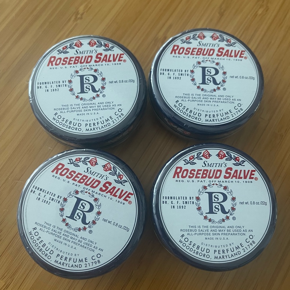 Smith's Rosebud Salve Tin pack of 4
